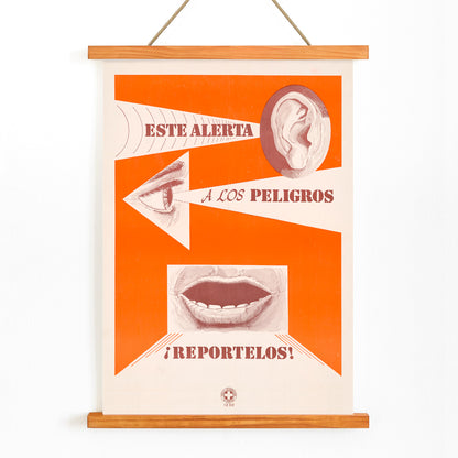 , with wooden magnetic frame on white background