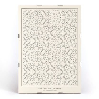 , framed and displayed in modern living room decor