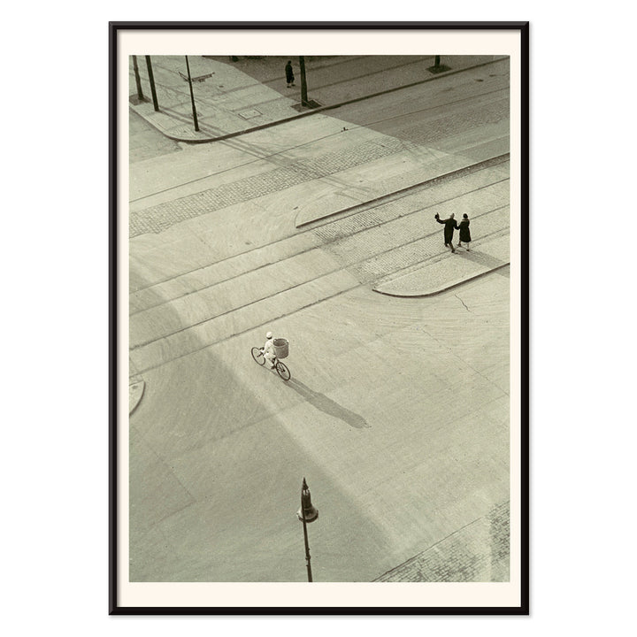 , with black aluminium frame on white background
