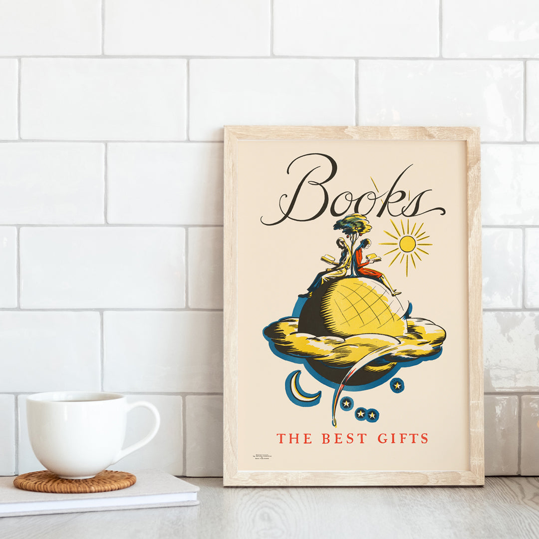 , framed and displayed in home decor