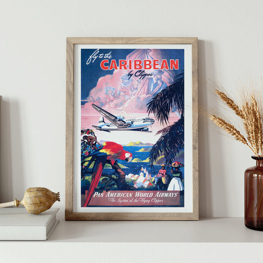 , framed and displayed in home decor