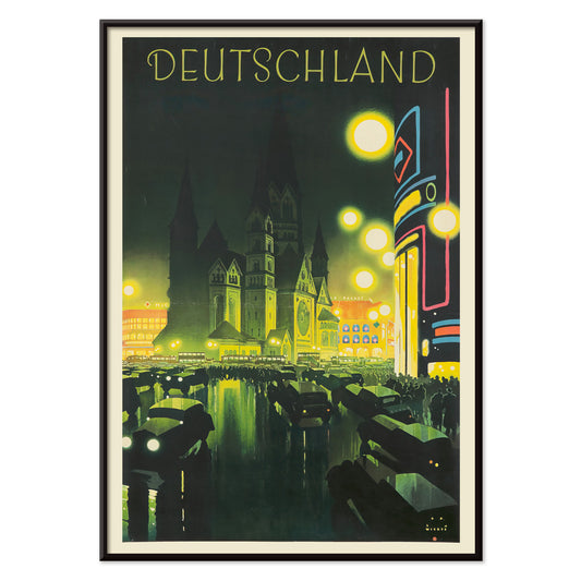 , with black aluminium frame on white background