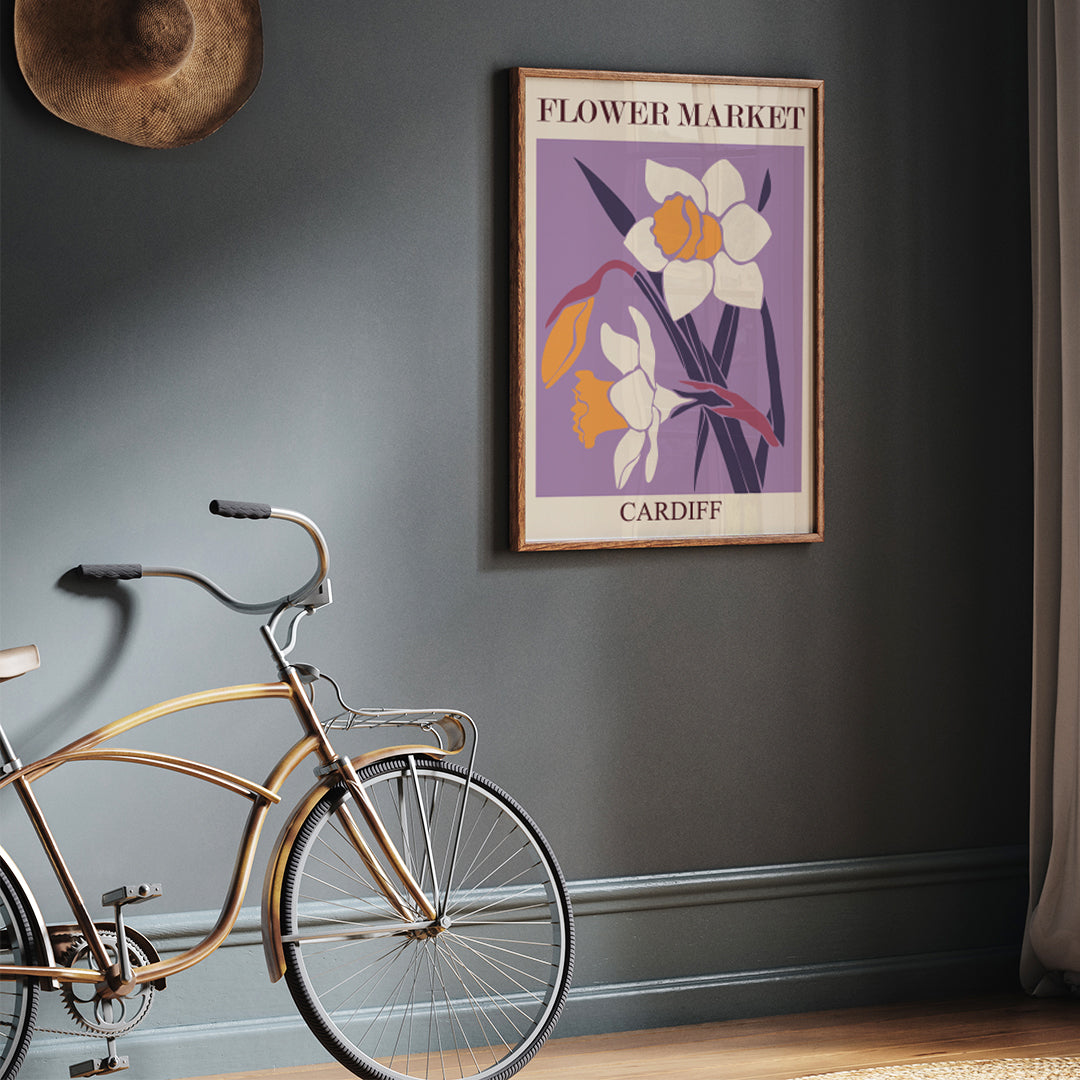 , framed and displayed in home decor