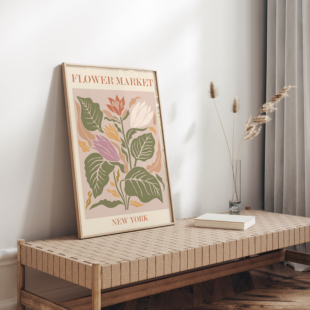 , framed and displayed in home decor