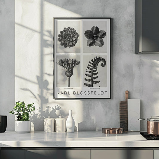 , framed and displayed in home decor