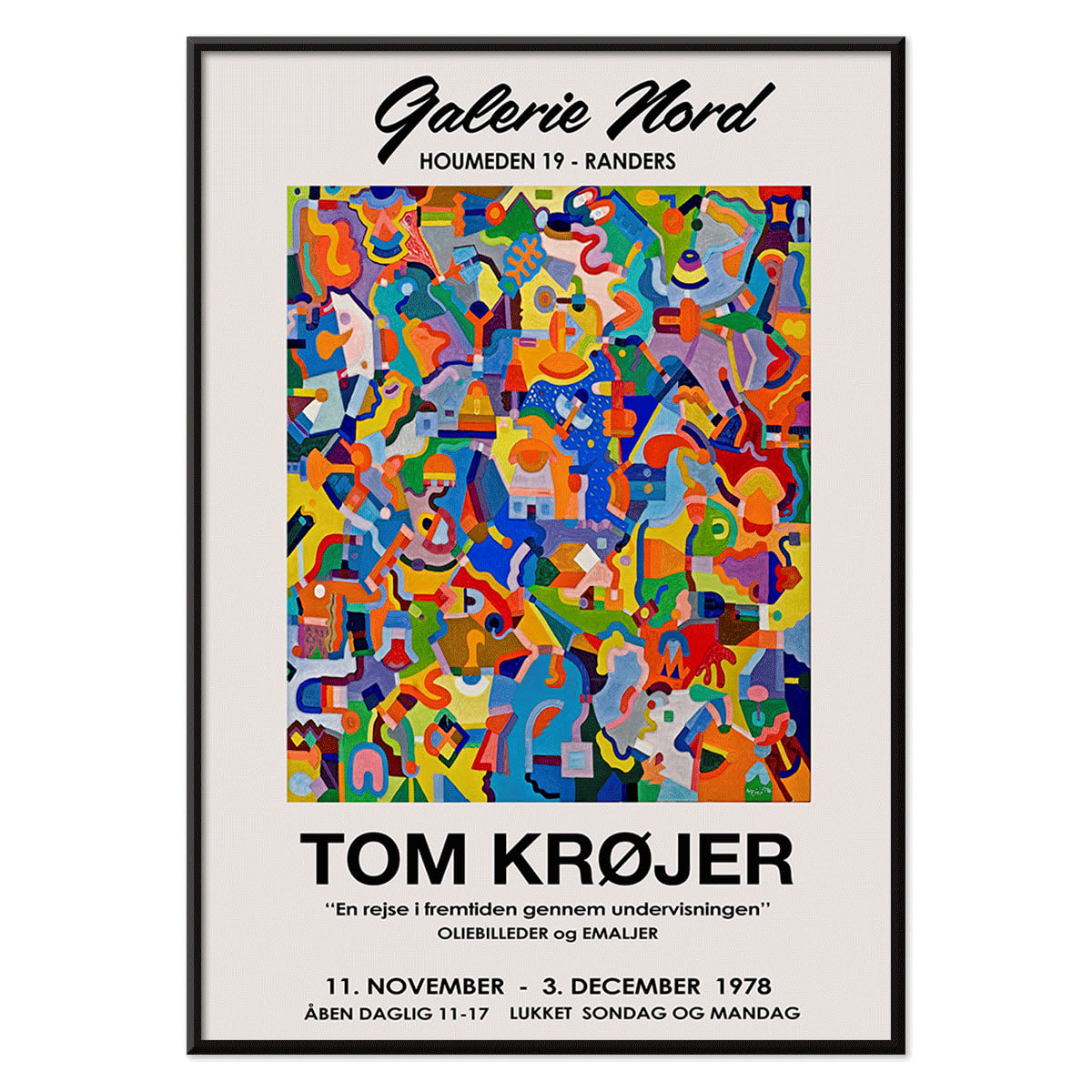 Poster | Tom Krojer Exposição 1989 | MORYARTY