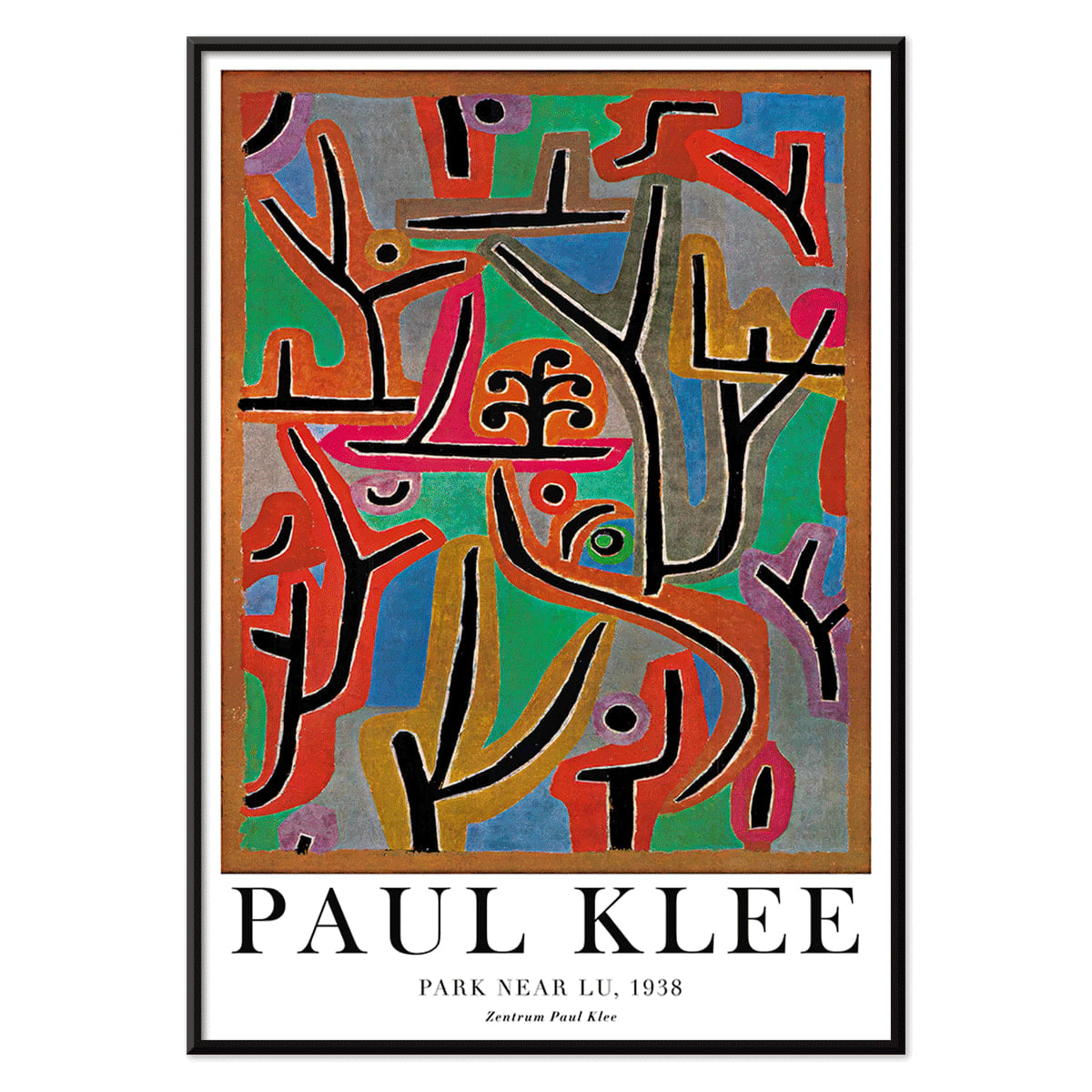 Poster | Parque Near Lu · Paul Klee (1938) | MORYARTY
