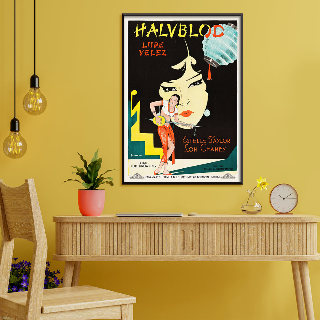 , framed and displayed in home decor