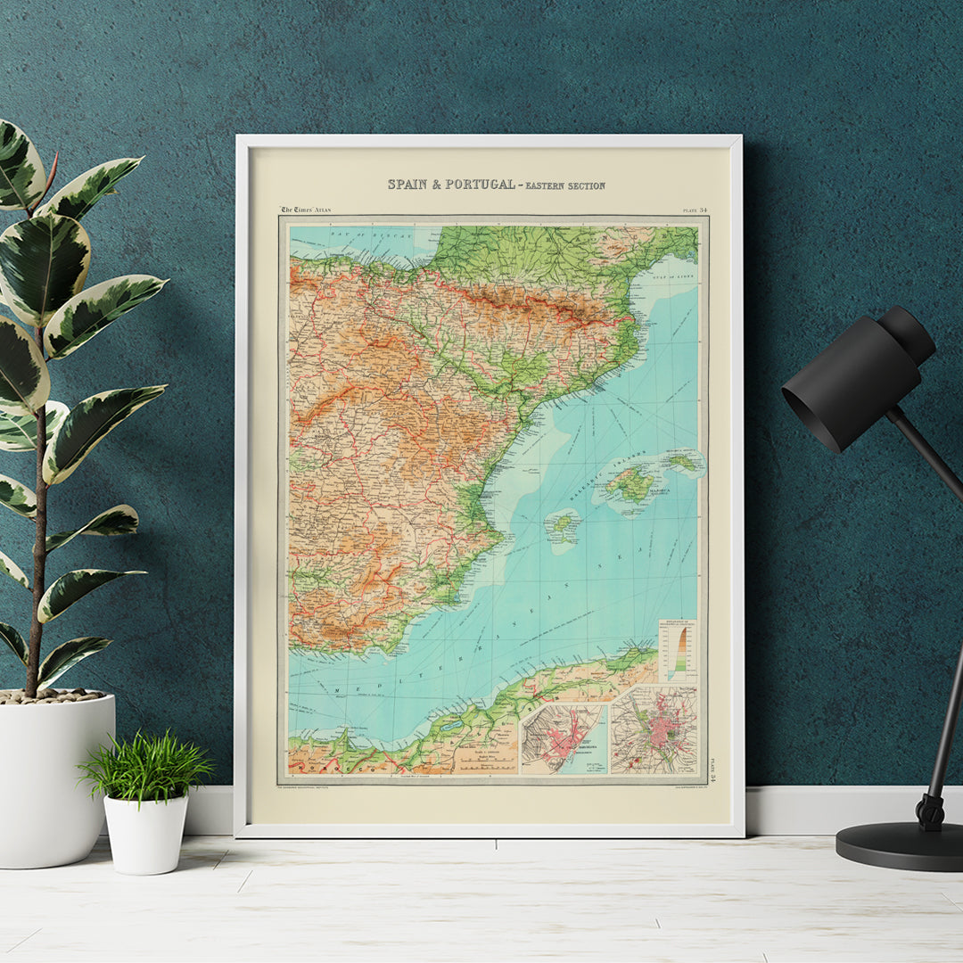 , framed and displayed in home decor