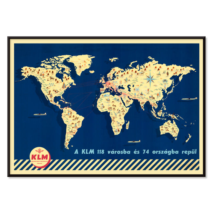 , with black aluminium frame on white background