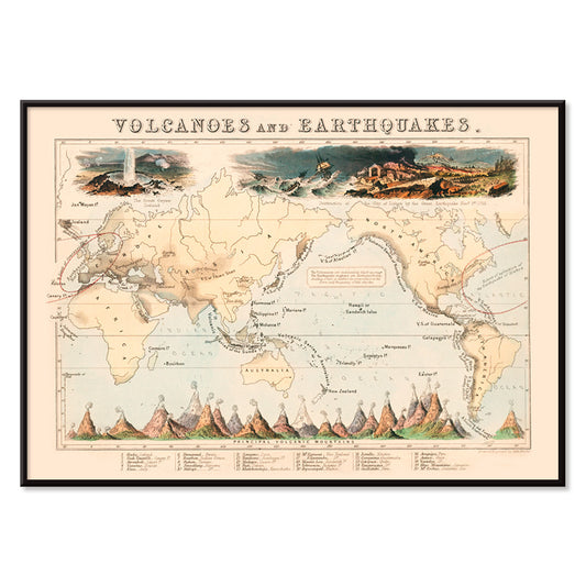 , with black aluminium frame on white background