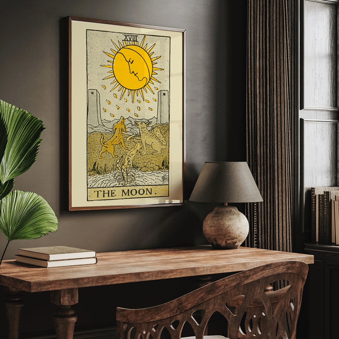 , framed and displayed in home decor