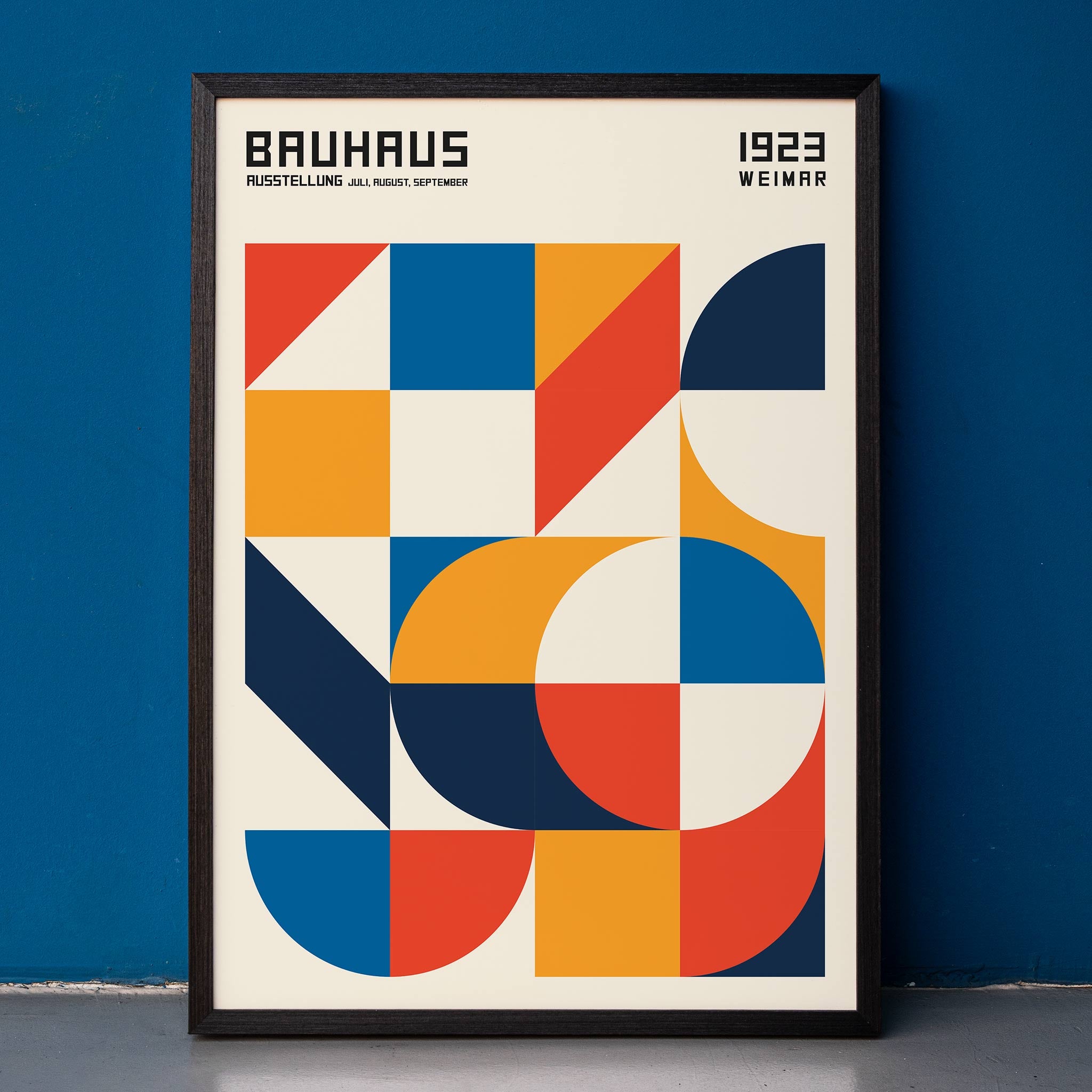 Poster | Bauhaus 19 Design Geométrico | MORYARTY