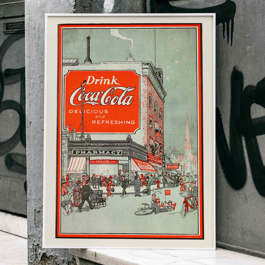 , framed and displayed in home decor