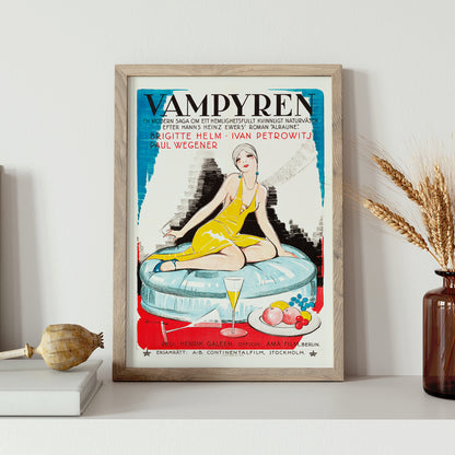 , framed and displayed in home decor